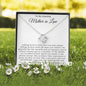To My Amazing Mother in Law - Falling in Love With Your Son - Love Knot Necklace