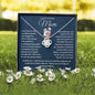 To My Amazing Mom, I Am Grateful - Love Knot Necklac