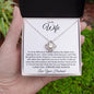To My Wife - You Are The Best Thing That Has Ever Happened To Me - Love Knot Necklace