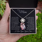 To My Mom, Love and Gratitude - Love Knot Necklace.