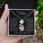 To My Mom, Love and Gratitude - Love Knot Necklace.
