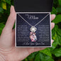 To My Mom, I Will Always Remain Your Little Boy - Love Knot Necklace