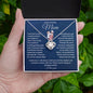 To My Amazing Mom, I Am Grateful - Love Knot Necklac