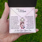 To My Mom, You Will Always Be My Loving Mother - Love Knot Necklace
