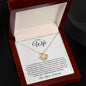 To My Wife - You Are The Best Thing That Has Ever Happened To Me - Love Knot Necklace