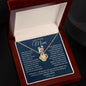 To My Amazing Mom, I Am Grateful - Love Knot Necklac