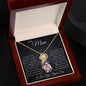 To My Mom, I Will Always Remain Your Little Boy - Love Knot Necklace