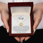 To My Wife - You Are The Best Thing That Has Ever Happened To Me - Love Knot Necklace