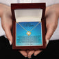 To My Mom - Ongoing Fountain Of Love - Love Knot Necklace