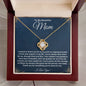 To My Beautiful Mom, Your Wisdom And Guidance - Love Knot Necklace