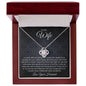 To My Wife - You Are The Best Thing That Has Ever Happened To Me - Love Knot Necklace