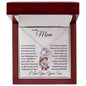 To My Mom, You Will Always Be My Loving Mother - Love Knot Necklace