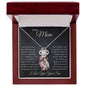 To My Mom, I Will Always Remain Your Little Boy - Love Knot Necklace