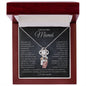 A Mi Increíble Mamá, Te Amo Mucho - Collar Love Knot