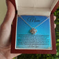To My Mom - Ongoing Fountain Of Love - Love Knot Necklace