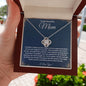 To My Beautiful Mom, Your Wisdom And Guidance - Love Knot Necklace