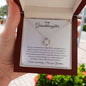 To My Granddaughter - Keep Shining - Love Knot Necklace