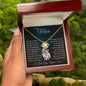 To My Mom, Love and Gratitude - Love Knot Necklace.