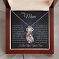 To My Mom, I Will Always Remain Your Little Boy - Love Knot Necklace