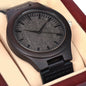 To My Dad - I Love You Dad And Always Will - Wooden Watch
