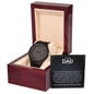 To My Dad - I Love You Dad And Always Will - Wooden Watch