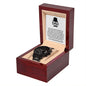 Dad, Your Presence Brings Me Strength And Comfort - Black Chronograph Watch