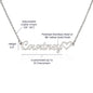 Graduation - Always remember - Heart Name Necklace