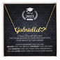 Graduation - Always remember - Heart Name Necklace