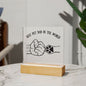 Fist Bump Dad - Acrylic Plaque