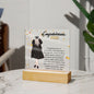 Graduation - Congratulations On Graduating - Square Acrylic Plaque