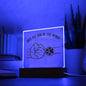 Fist Bump Dad - Acrylic Plaque