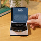 To My Dad - Your Presence Brings Me Strength - Men's "Love You Forever" Bracelet