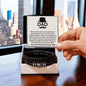 Dad, Your Presence Brings Me Strength And Comfort - Men's "Love You Forever" Bracelet