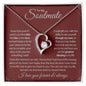 To My Soulmate - I Love You Forever & Always - Forever Love Necklace
