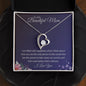 To My Beautiful Mom - I Am Filled With Happiness - Forever Love Necklace