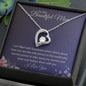 To My Beautiful Mom - I Am Filled With Happiness - Forever Love Necklace