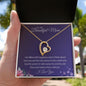To My Beautiful Mom - I Am Filled With Happiness - Forever Love Necklace