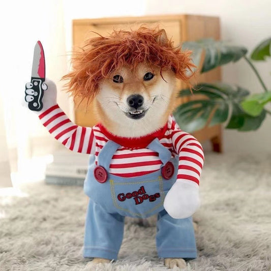 Spooktacular Pup™ Deadly Doll Costume for Halloween!