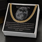 To My Son - Cuban Link Chain