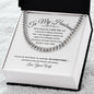To My Husband - Cuban Link Chain
