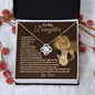To My Daughter - I Will Always Be With You - Love Knot Necklace