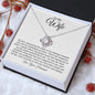 To My Wife - You Are The Most Wonderful Thing That Has Ever Happened To Me - Love Knot Necklace