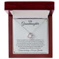 To My Granddaughter - Keep Shining - Love Knot Necklace