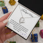To My Beautiful Mom - I Am Filled With Happiness - Forever Love Necklace