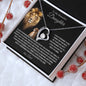 To My Beautiful Daughter - You Are Brave And Strong - Forever Love Necklace