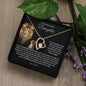 To My Beautiful Daughter - You Are Brave And Strong - Forever Love Necklace