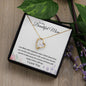 To My Beautiful Mom - I Am Filled With Happiness - Forever Love Necklace