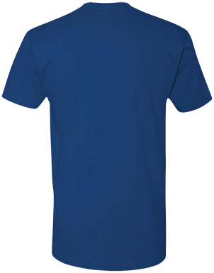Royal Color Shirt Back View
