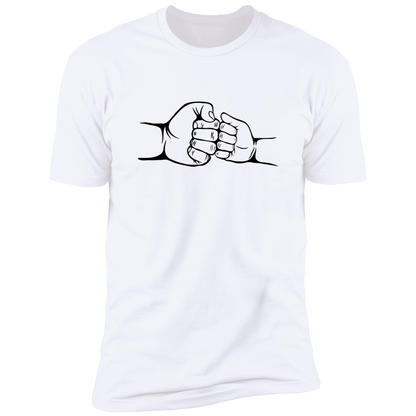 White Shirt Short Sleeve - Fist Bump 2