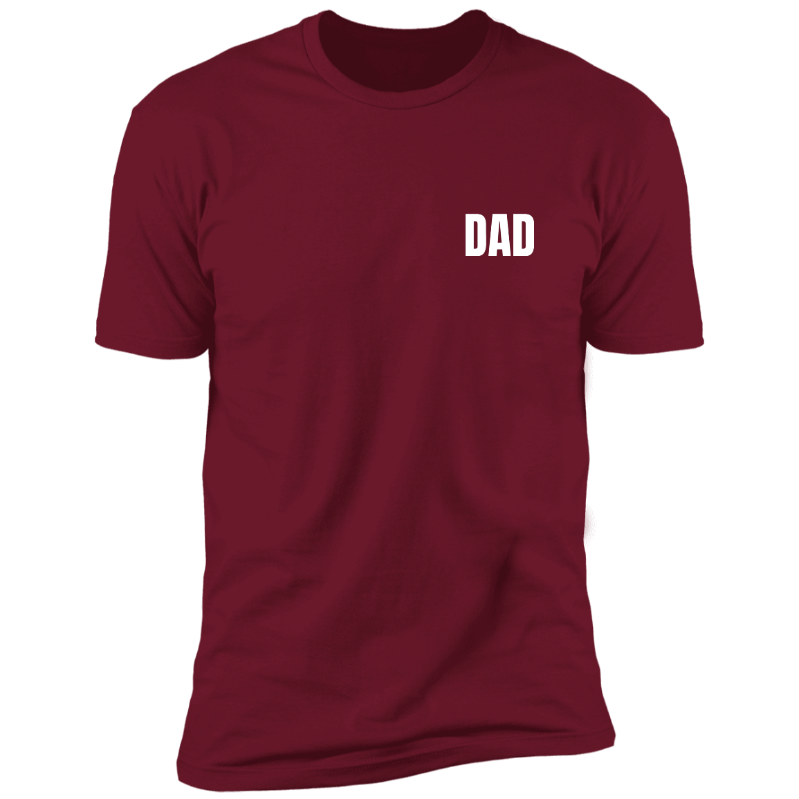 Men's T-Shirt For Dad In Cardinal Color